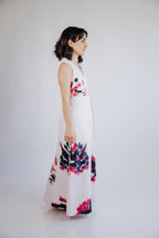 Vestido Comprido com Faixa — Hand-Dyed