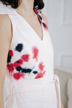 Vestido Comprido com Faixa — Hand-Dyed