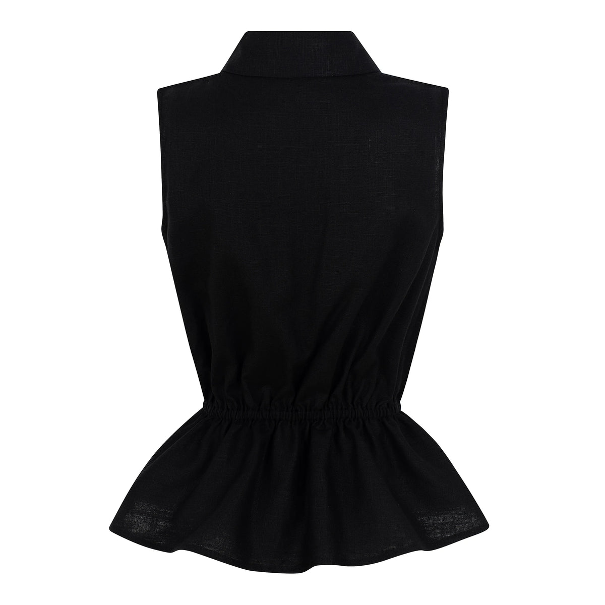 Peplum Top — Preto