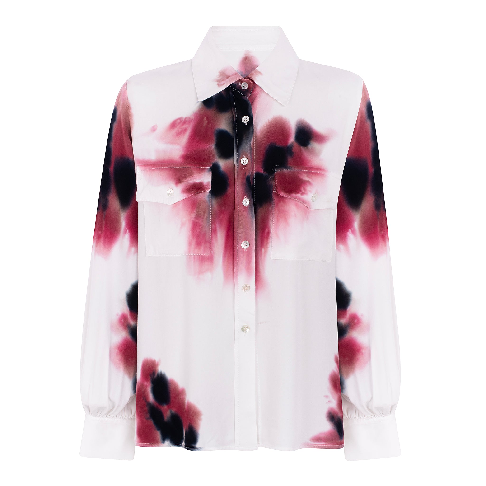 Camisa com Bolsos — Hand-Dyed