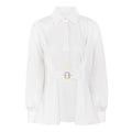 Camisa com Cinto — Branco