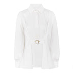 Camisa com Cinto — Branco