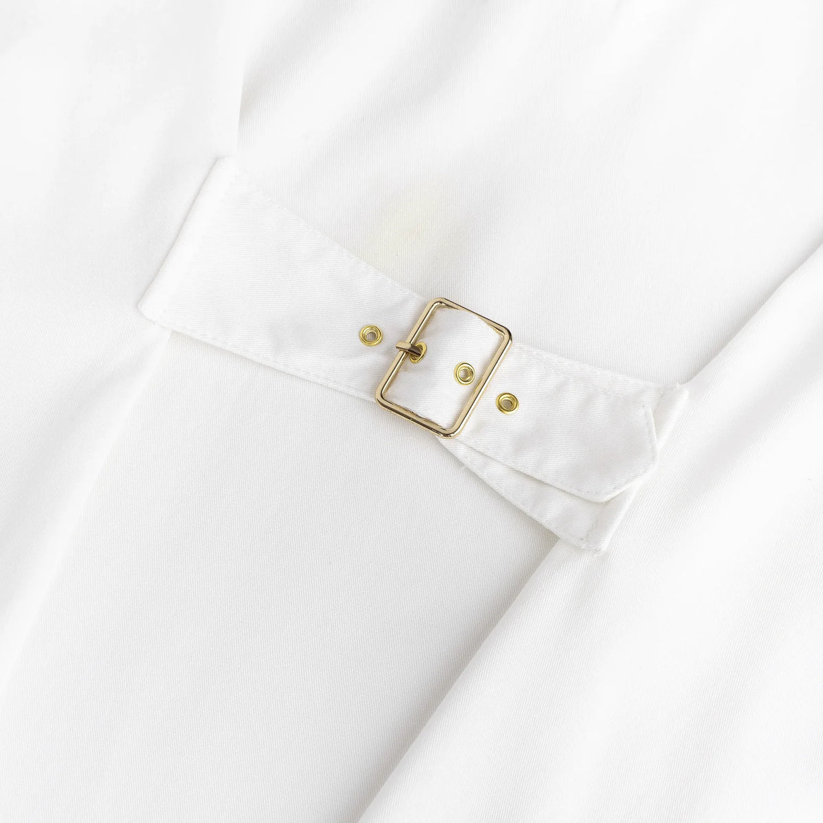 Camisa com Cinto — Branco