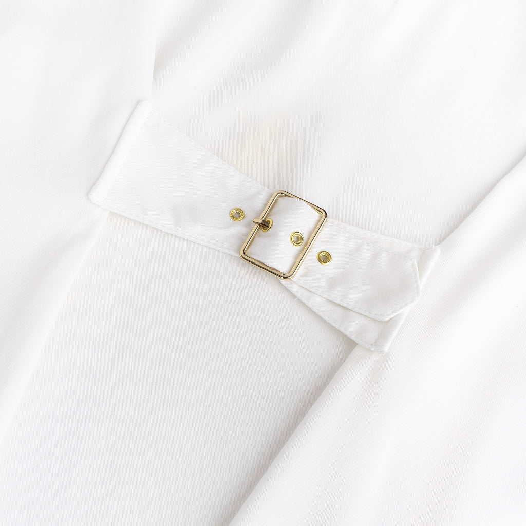Camisa com Cinto — Branco