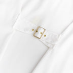 Camisa com Cinto — Branco