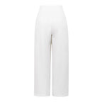 Calças Wide Leg com Cinto — Branco