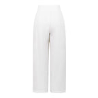 Calças Wide Leg com Cinto — Branco