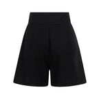 Calções Wide Leg com Cinto — Preto