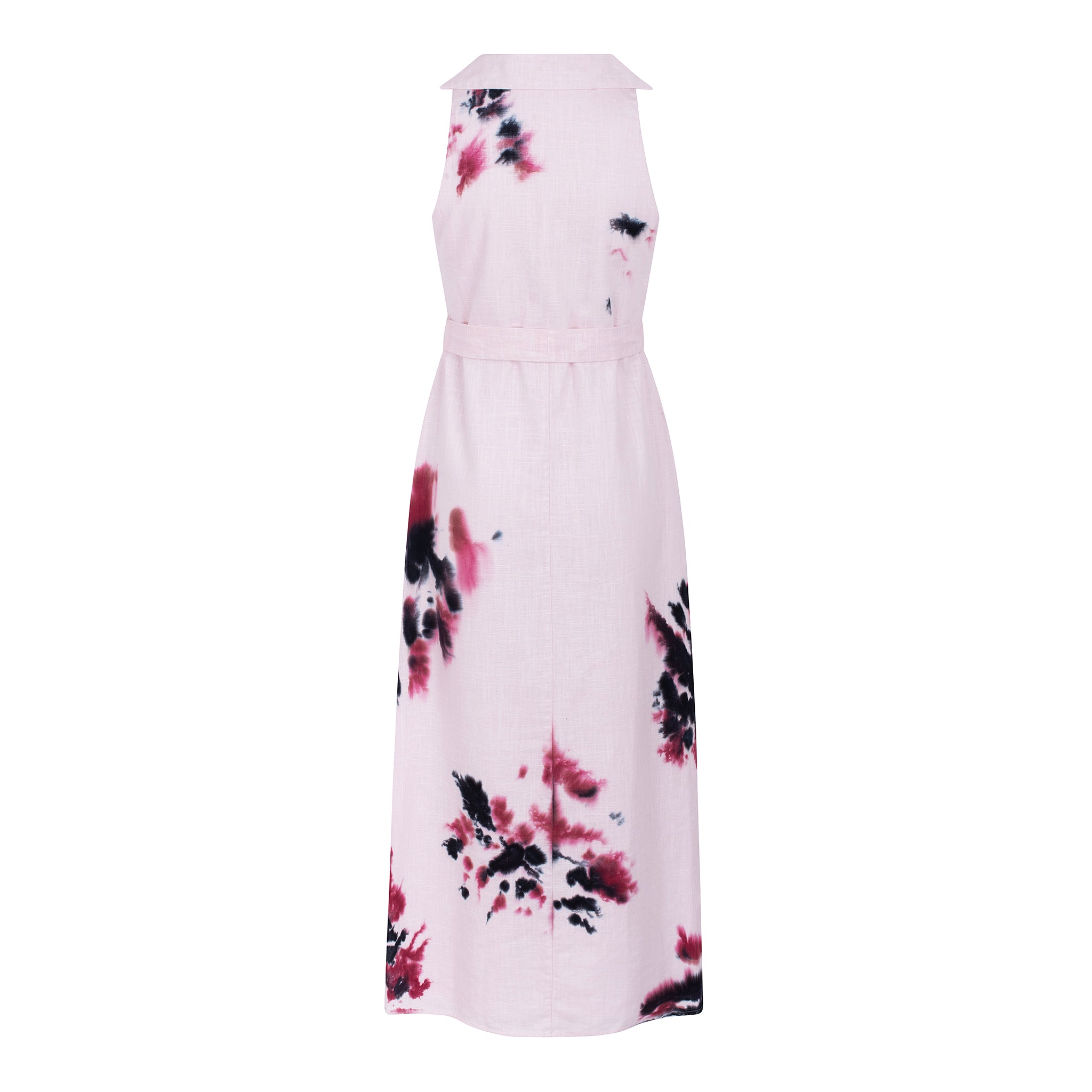 Vestido Comprido com Faixa — Hand-Dyed